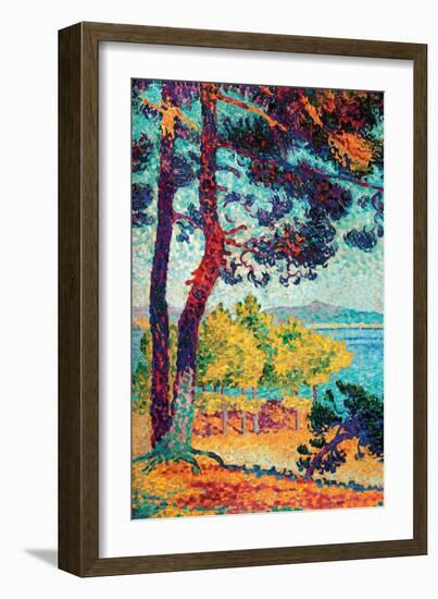 Afternoon at Pardigon-Henri Edmond Cross-Framed Art Print