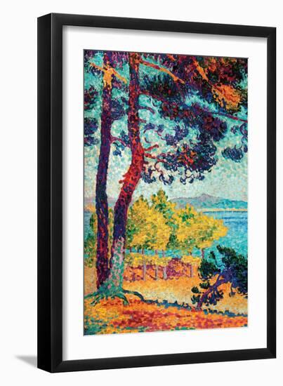 Afternoon at Pardigon-Henri Edmond Cross-Framed Art Print