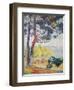 Afternoon at Pardigon-Henri Edmond Cross-Framed Giclee Print