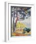 Afternoon at Pardigon-Henri Edmond Cross-Framed Giclee Print