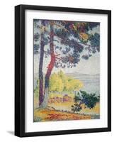 Afternoon at Pardigon-Henri Edmond Cross-Framed Giclee Print