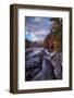 Afternoon at Rocky Gorge, Autumn River, New Hampshire-Vincent James-Framed Photographic Print
