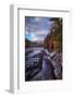 Afternoon at Rocky Gorge, Autumn River, New Hampshire-Vincent James-Framed Photographic Print