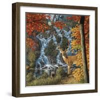 Afternoon at Sanctuary Falls-John Van Straalen-Framed Giclee Print