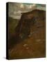 Afternoon, Autumn, Paradise Rocks Viewed from Top of Ridge, Newport, Rhode Island, 1867-71-John La Farge-Stretched Canvas