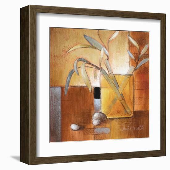 Afternoon Bamboo Leaves III-Lanie Loreth-Framed Art Print