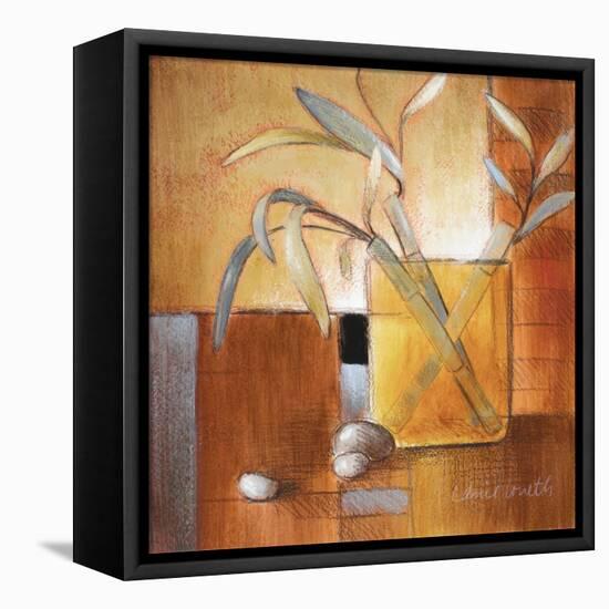 Afternoon Bamboo Leaves III-Lanie Loreth-Framed Stretched Canvas