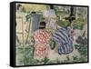 Afternoon Chat in the Park-Ethel Ashton-Framed Stretched Canvas