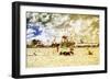 Afternoon Coney Island II - In the Style of Oil Painting-Philippe Hugonnard-Framed Giclee Print