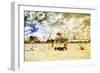 Afternoon Coney Island II - In the Style of Oil Painting-Philippe Hugonnard-Framed Giclee Print