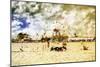 Afternoon Coney Island II - In the Style of Oil Painting-Philippe Hugonnard-Mounted Giclee Print