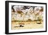 Afternoon Coney Island - In the Style of Oil Painting-Philippe Hugonnard-Framed Giclee Print