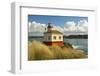 Afternoon, Coquille River Lighthouse From Bullards State Park, Oregon, Usa-Michel Hersen-Framed Photographic Print