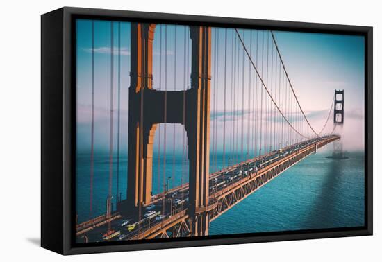 Afternoon Crossing, Golden Gate Bridge - San Francisco-Vincent James-Framed Stretched Canvas