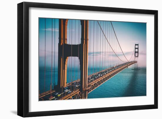 Afternoon Crossing, Golden Gate Bridge - San Francisco-Vincent James-Framed Photographic Print