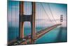 Afternoon Crossing, Golden Gate Bridge - San Francisco-Vincent James-Mounted Photographic Print