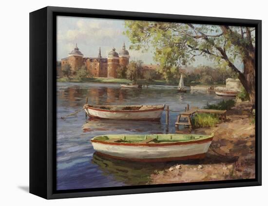 Afternoon Dock-Furtesen-Framed Stretched Canvas