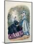 Afternoon Dress for Women, 1863-Heloise Leloir-Mounted Giclee Print