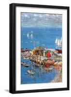 Afternoon In August-Childe Hassam-Framed Art Print