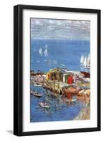 Afternoon In August-Childe Hassam-Framed Art Print