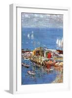 Afternoon In August-Childe Hassam-Framed Art Print