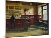 Afternoon in Cafe Central, Madrid-Clive McCartney-Mounted Giclee Print