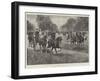 Afternoon in Hyde Park, Rotten Row-Jan Van Chelminski-Framed Giclee Print