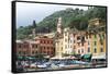 Afternoon In Portofino-Marilyn Dunlap-Framed Stretched Canvas