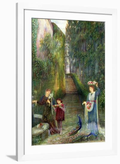 Afternoon in the Colonna Garden, Rome-Marie Spartali Stillman-Framed Giclee Print