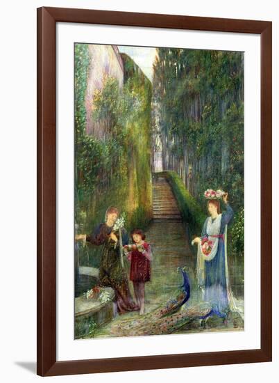 Afternoon in the Colonna Garden, Rome-Marie Spartali Stillman-Framed Giclee Print