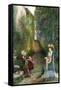 Afternoon in the Colonna Garden, Rome-Marie Spartali Stillman-Framed Stretched Canvas