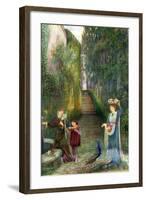 Afternoon in the Colonna Garden, Rome-Marie Spartali Stillman-Framed Giclee Print