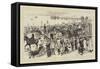 Afternoon in the King's Road-Randolph Caldecott-Framed Stretched Canvas