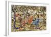 Afternoon in the Park-Maurice Brazil Prendergast-Framed Giclee Print