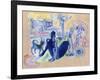 Afternoon in the Park-Josh Byer-Framed Giclee Print