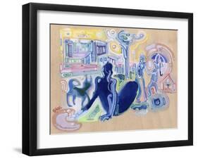 Afternoon in the Park-Josh Byer-Framed Giclee Print