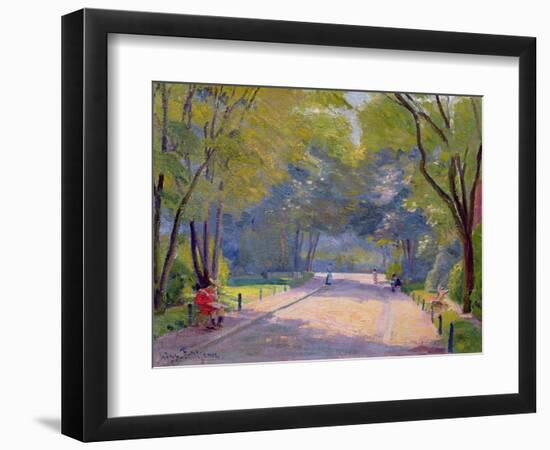 Afternoon in the Park-Hippolyte Petitjean-Framed Premium Giclee Print