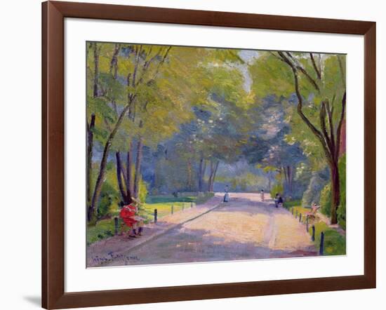 Afternoon in the Park-Hippolyte Petitjean-Framed Giclee Print