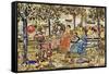 Afternoon in the Park-Maurice Brazil Prendergast-Framed Stretched Canvas