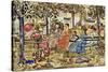 Afternoon in the Park-Maurice Brazil Prendergast-Stretched Canvas