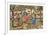 Afternoon in the Park-Maurice Brazil Prendergast-Framed Giclee Print