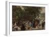 Afternoon in the Tuileries Gardens, 1867-Adolph Friedrich von Menzel-Framed Giclee Print