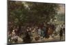 Afternoon in the Tuileries Gardens, 1867-Adolph Friedrich von Menzel-Mounted Giclee Print