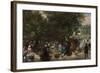 Afternoon in the Tuileries Gardens-Adolph Friedrich Erdmann von Menzel-Framed Giclee Print