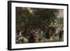 Afternoon in the Tuileries Gardens-Adolph Friedrich Erdmann von Menzel-Framed Giclee Print