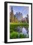 Afternoon Light at Cathedral Rocks, Yosemite Valley-null-Framed Photographic Print