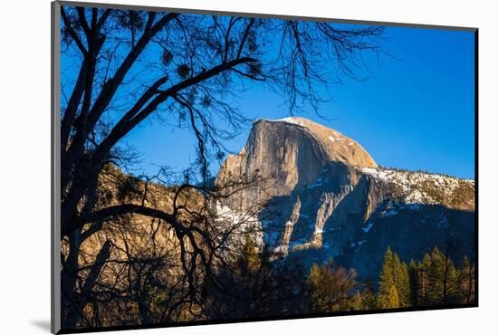 Afternoon light on Half Dome in winter, Yosemite National Park, California, USA-Russ Bishop-Mounted Photographic Print