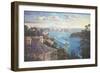 Afternoon Light Sydney Harbour-John Bradley-Framed Giclee Print