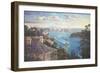 Afternoon Light Sydney Harbour-John Bradley-Framed Premium Giclee Print