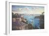 Afternoon Light Sydney Harbour-John Bradley-Framed Premium Giclee Print